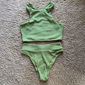 Free People Rhythm Wave Break Bikini Top and Bottom